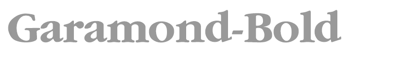 Garamond-Bold